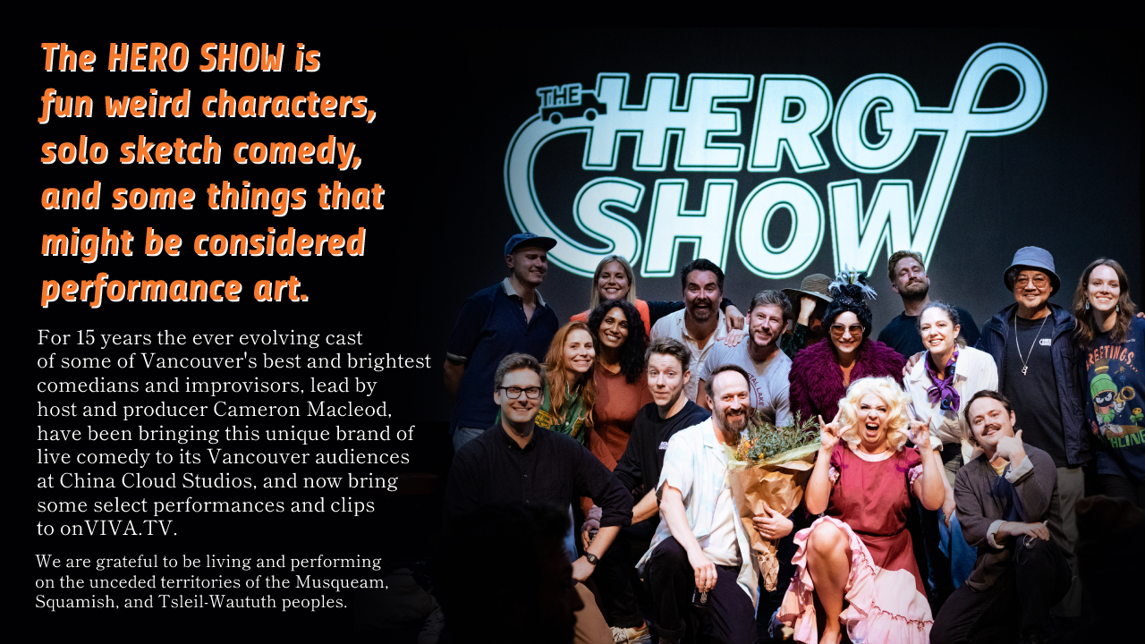 The Hero Show Main Page Banner
